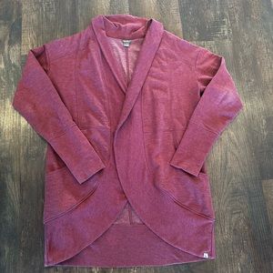 EUC maroon cardigan